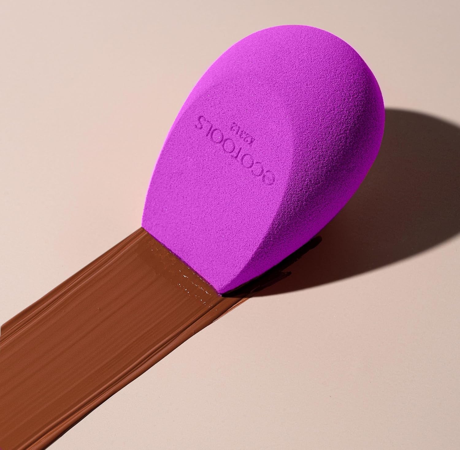 Bioblender Makeup Sponge, Compostable Makeup Blender, for Liquid & Cream Foundation, Seamless Application, Eco-Friendly Beauty Sponge, Cruelty-Free & Latex Free, 1 Count
